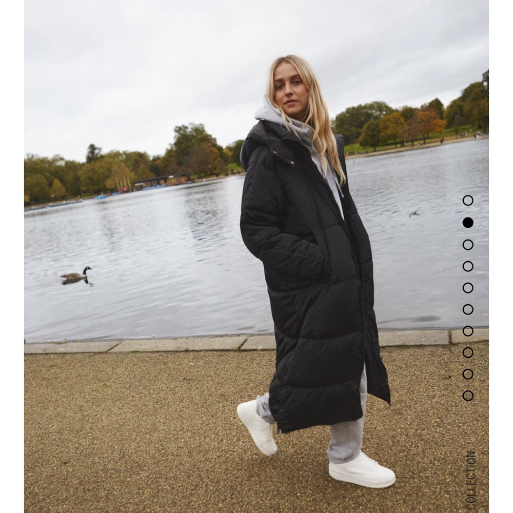 *BRAND NEW* Zara water repellent long puffer coat